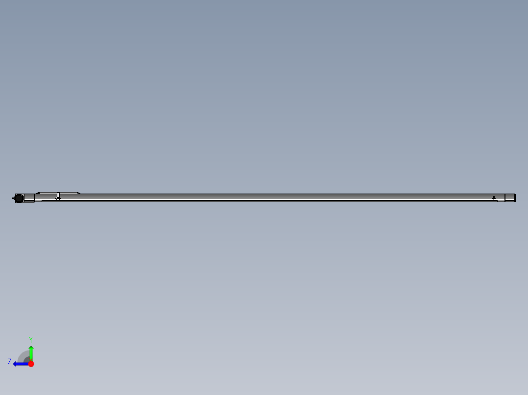 Toyo东佑达直线模组-M65-M-3500-L-M40-C4右视图