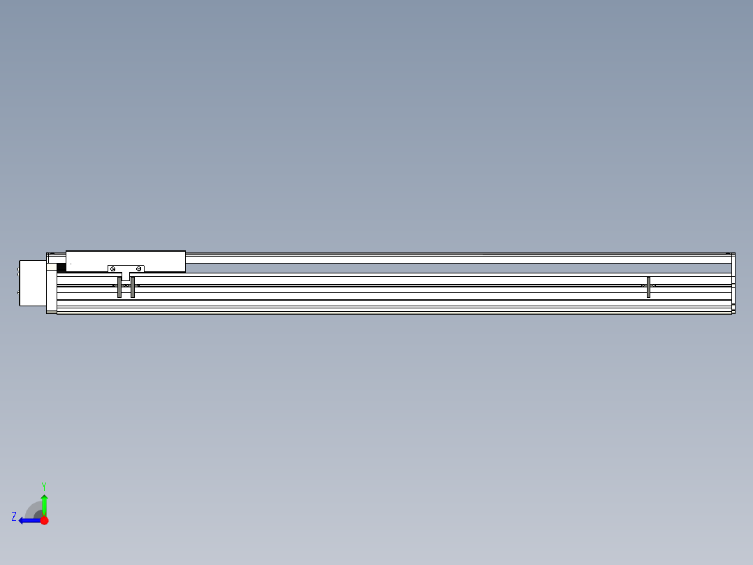 Toyo东佑达直线模组-ETH22-1000-BR-750W+煞車右视图