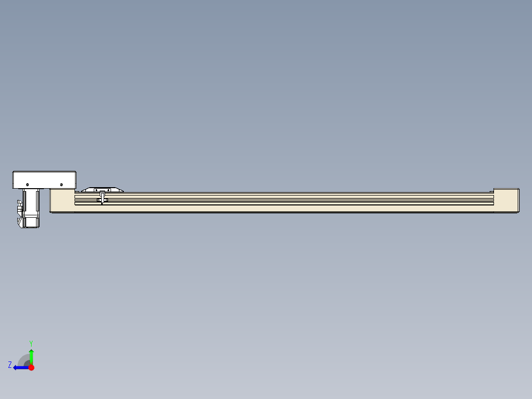 同步带全封闭直线模组TPA-HCB-65S-90-L850-M-C-P10-N3右视图