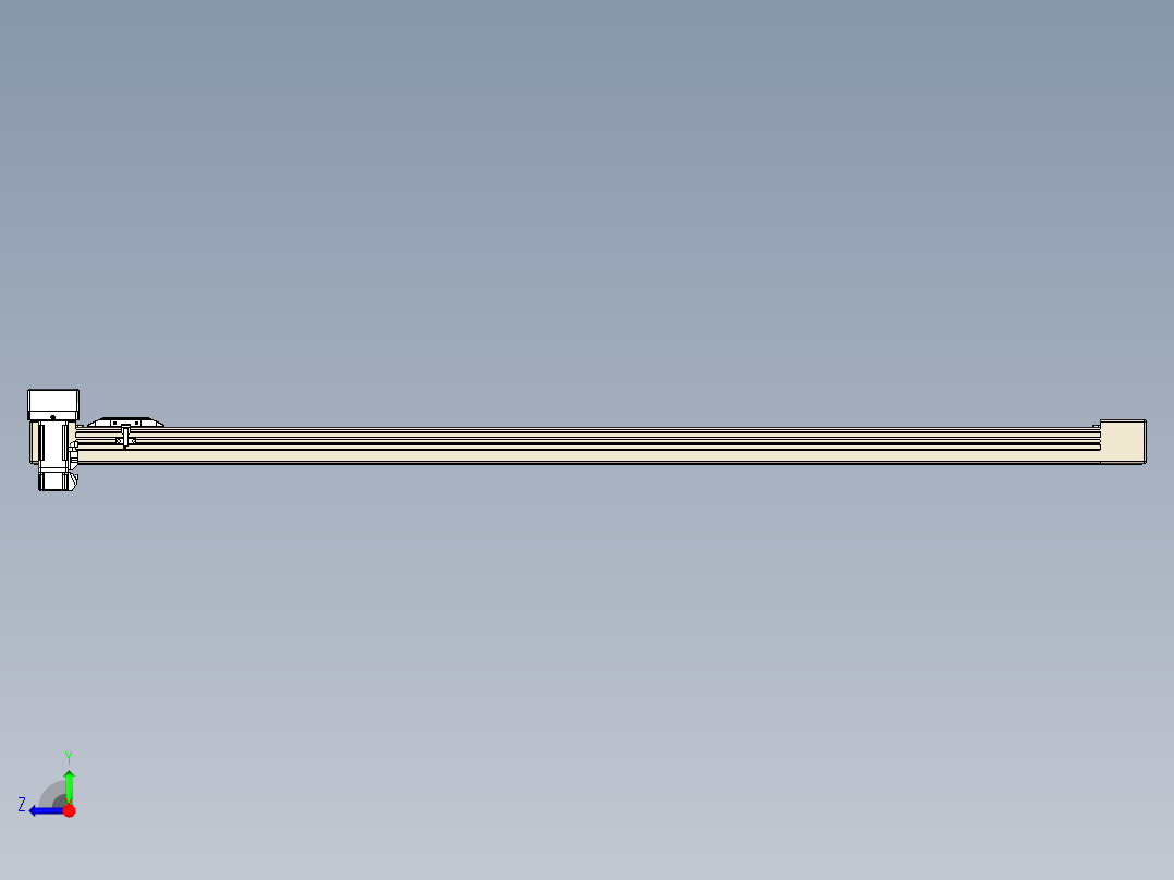 同步带全封闭直线模组TPA-HCB-65S-90-L1200-MR-Y-P10-N3右视图