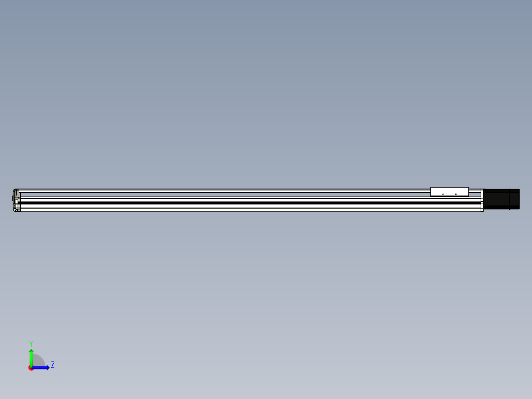 Toyo东佑达直线模组-ETH17-1600-BC-M75左视图