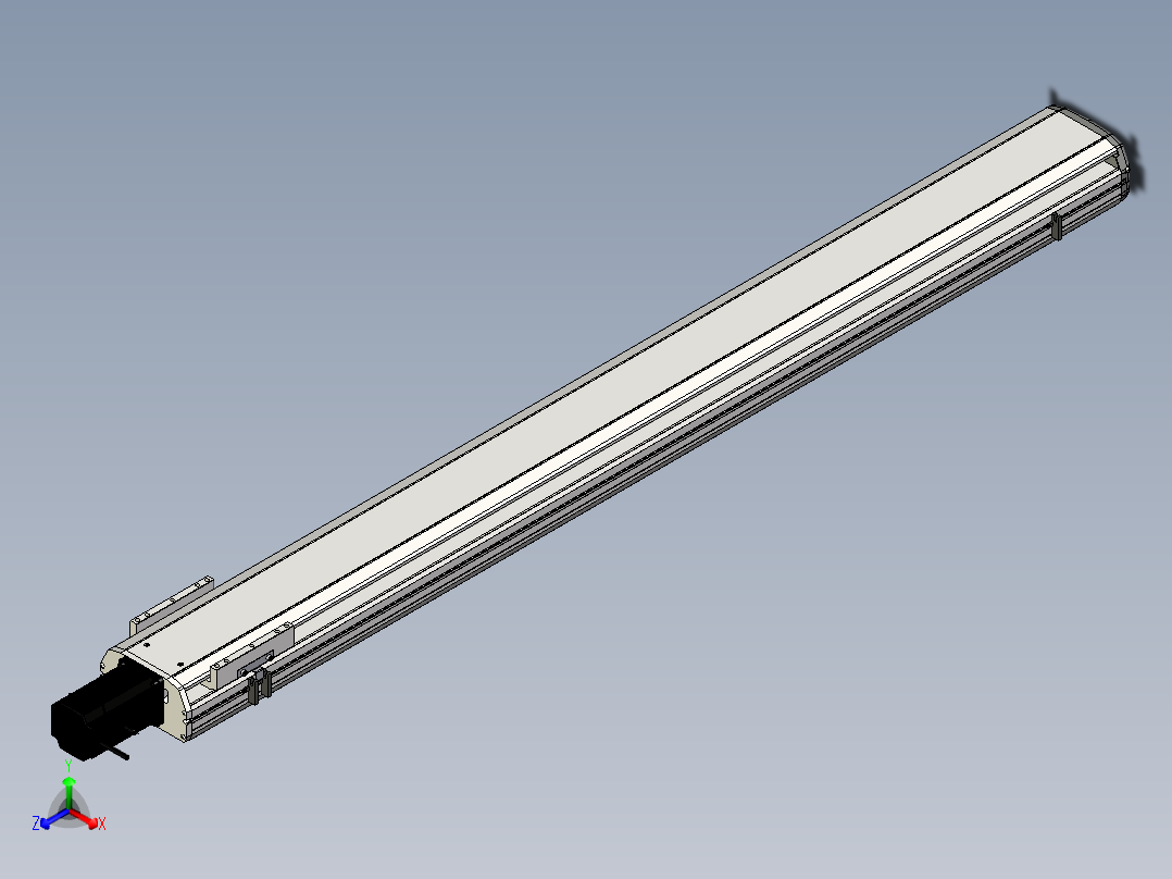 Toyo东佑达直线模组-ETH17-1600-BC-M75正等轴测图