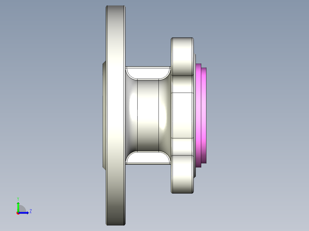 管道手动球阀-水管开关阀-手动阀门User Library-md52c150dn25_MD52C150DN25.FCP左视图