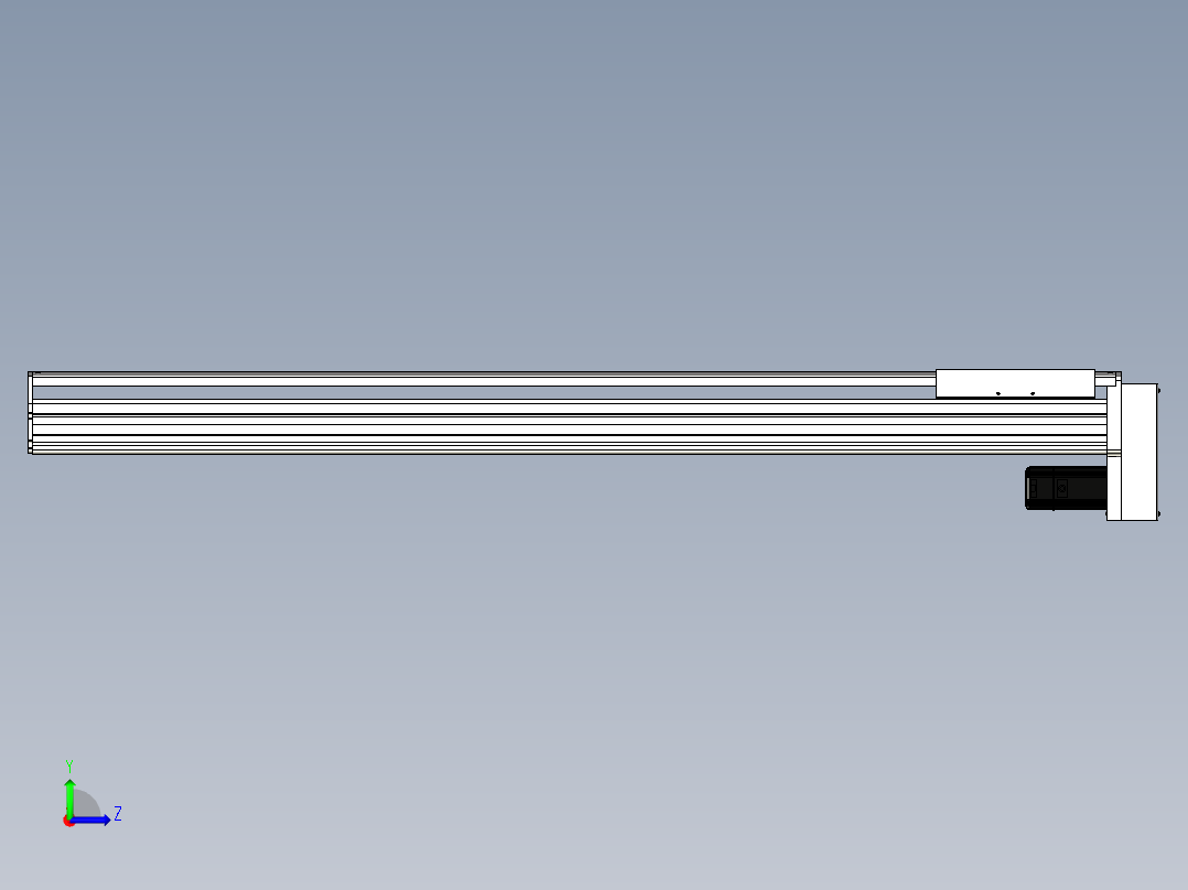 Toyo东佑达直线模组-ETH22-1250-BM-400W左视图