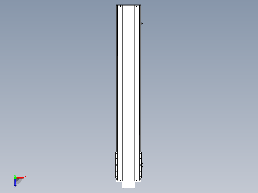 Toyo东佑达直线模组-ETH22-1250-BM-400W俯视图