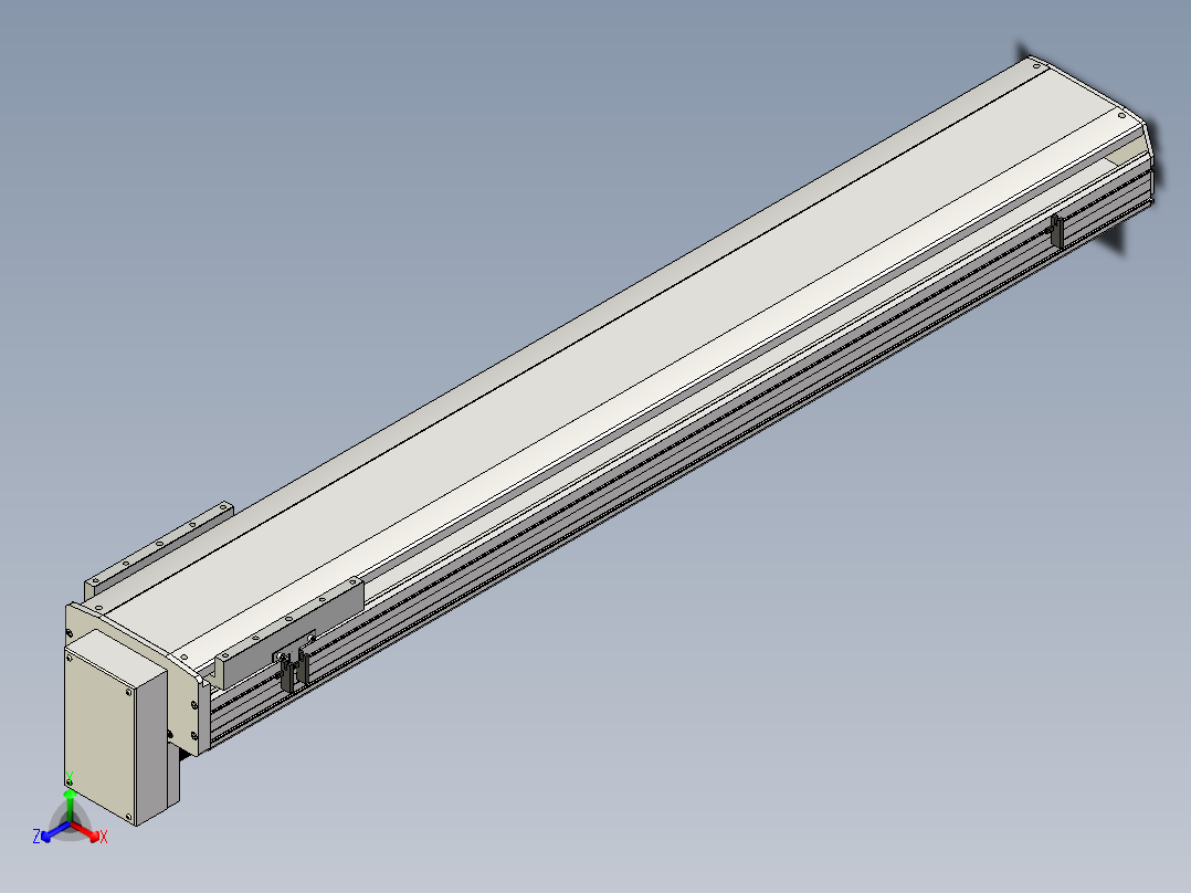 Toyo东佑达直线模组-ETH22-1250-BM-400W正等轴测图