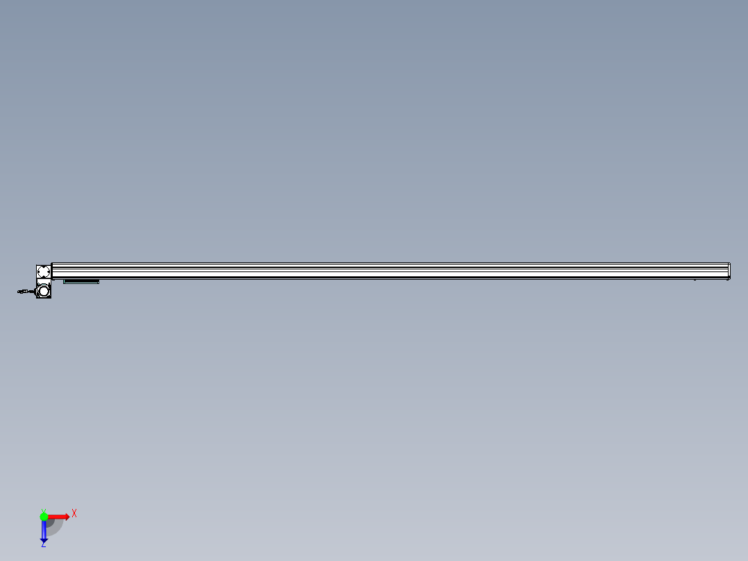 威洛博VBC同步带传动一无尘环境VBC14-L45-S2800-BLU-ZP40-C3俯视图
