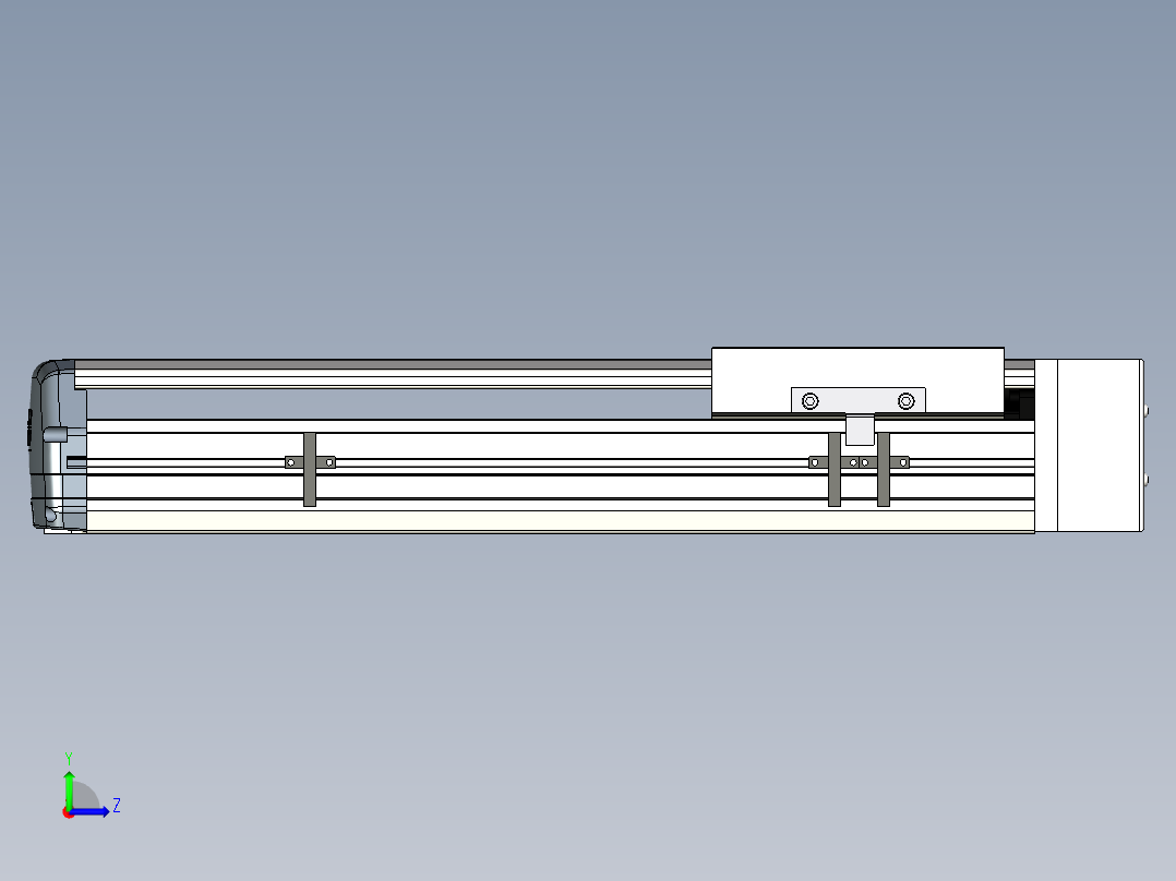 Toyo东佑达直线模组-ETH17-300-BL-M40B左视图