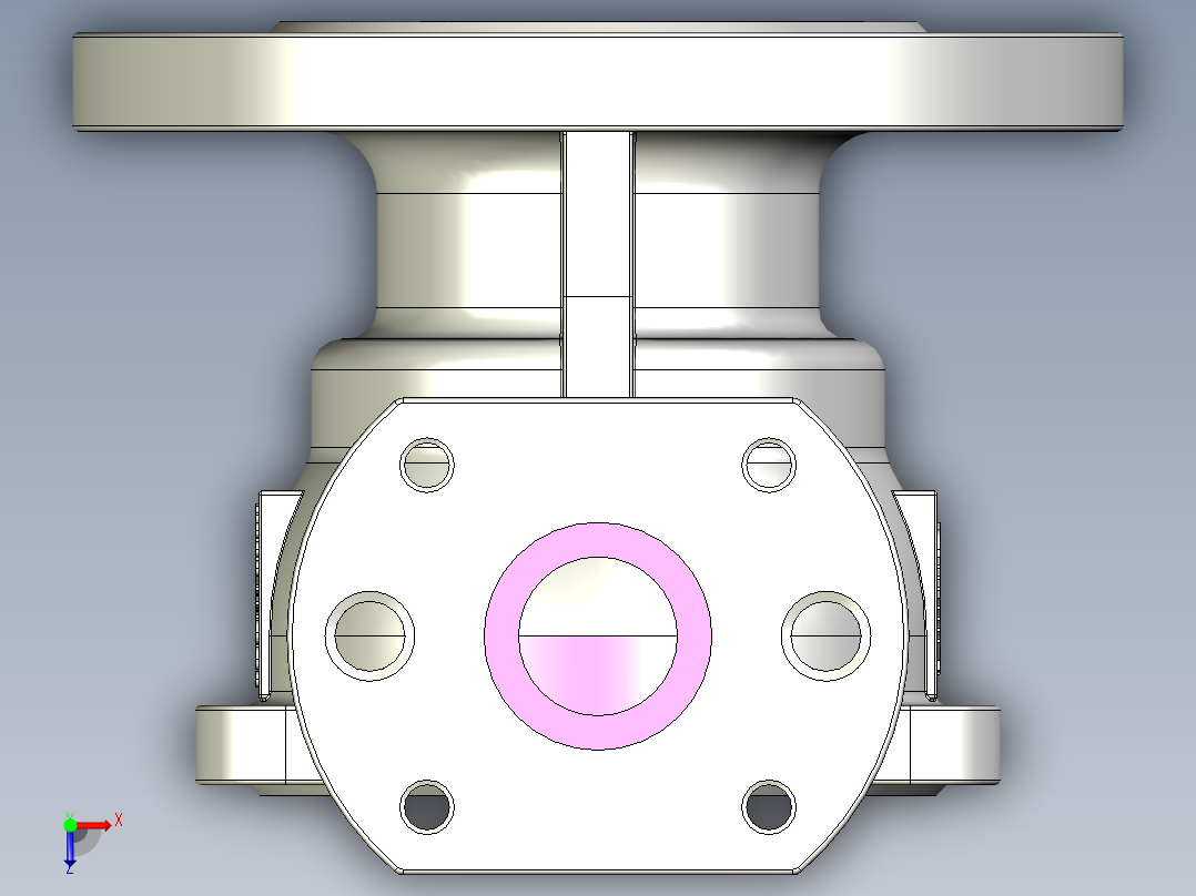 管道手动球阀-水管开关阀-手动阀门User Library-md52c150dn50_MD52C150DN50.BP俯视图