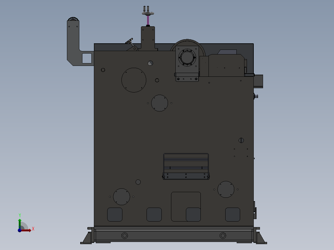 狭缝涂布头前视图