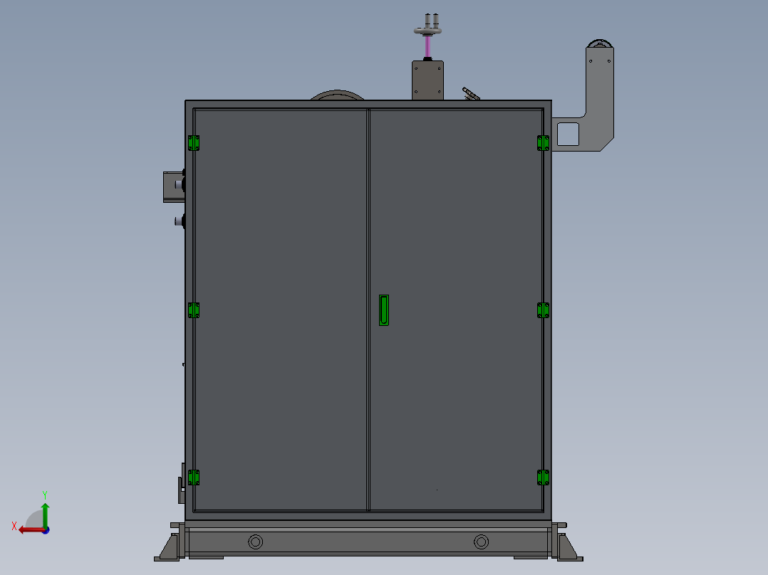 狭缝涂布头后视图