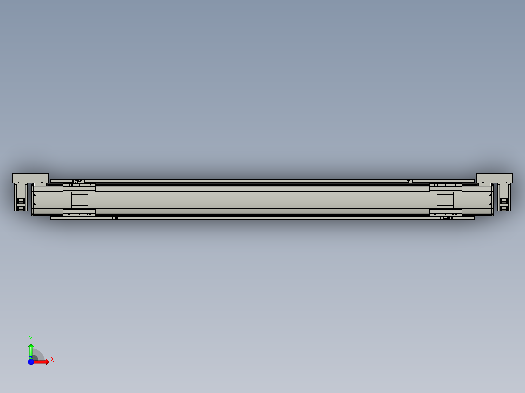 威洛博双电机滑台-VBF14S2-L50-S1400-BLR-P40-C6前视图