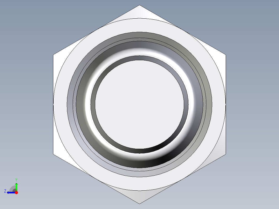 卡套式工业通用硬管接头EO_Blanking_plug_with_nut_for_cones_VKAM10LCF右视图