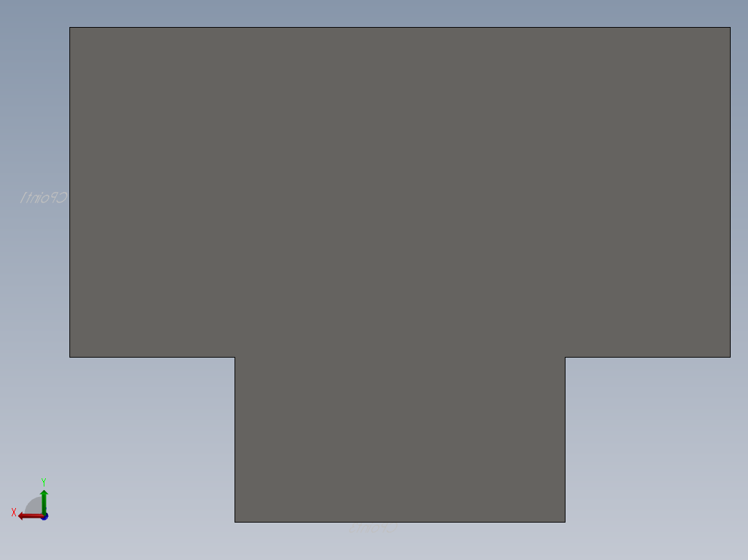hvac vertical tee后视图