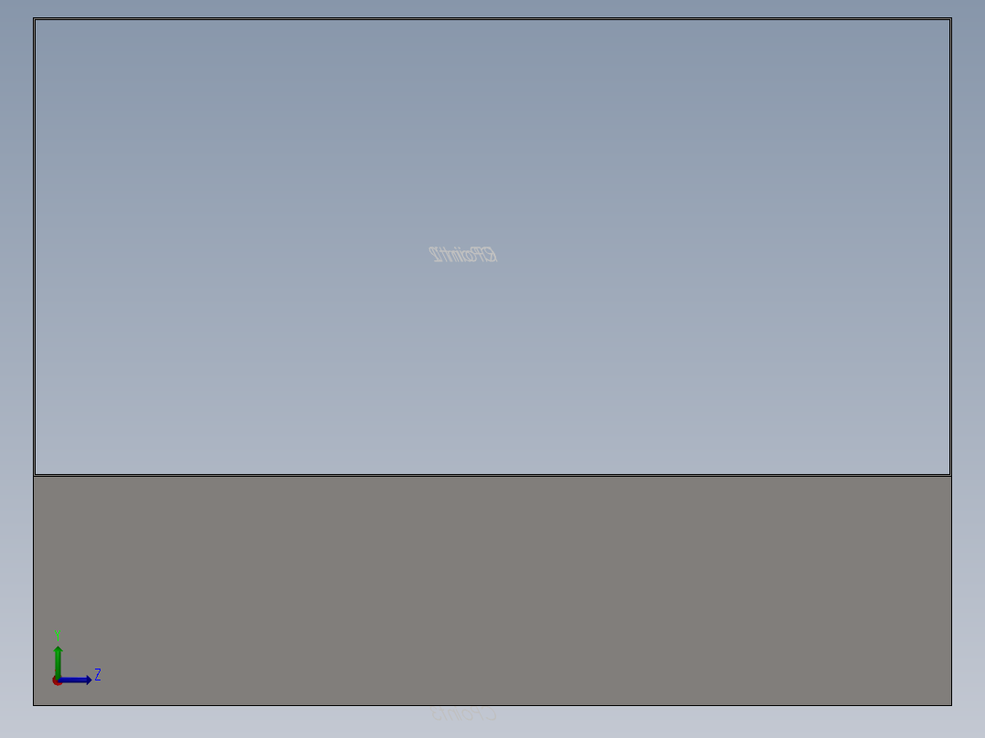 hvac vertical tee左视图