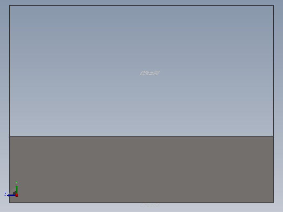 hvac vertical tee右视图