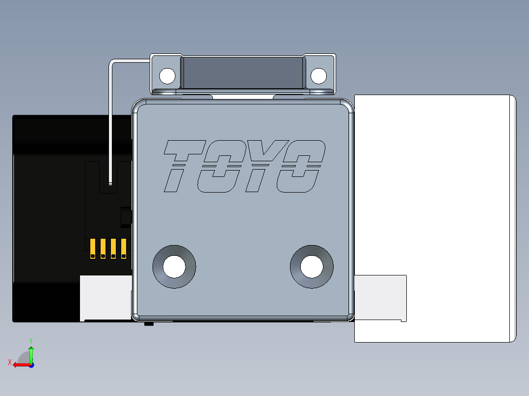 Toyo东佑达直线模组-M65-M-4000-L-M20-C4后视图