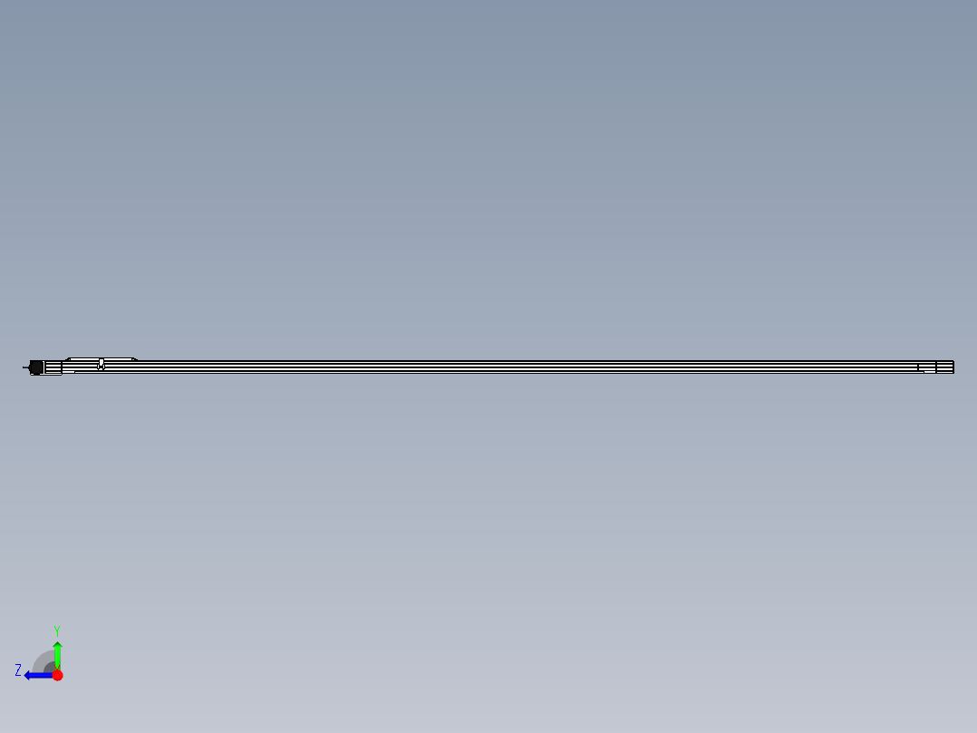Toyo东佑达直线模组-M65-M-4000-L-M20-C4右视图