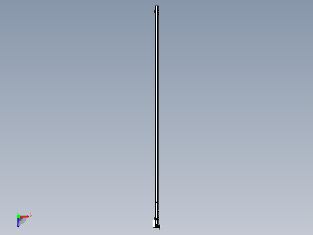 Toyo东佑达直线模组-M65-M-4000-L-M20-C4俯视图