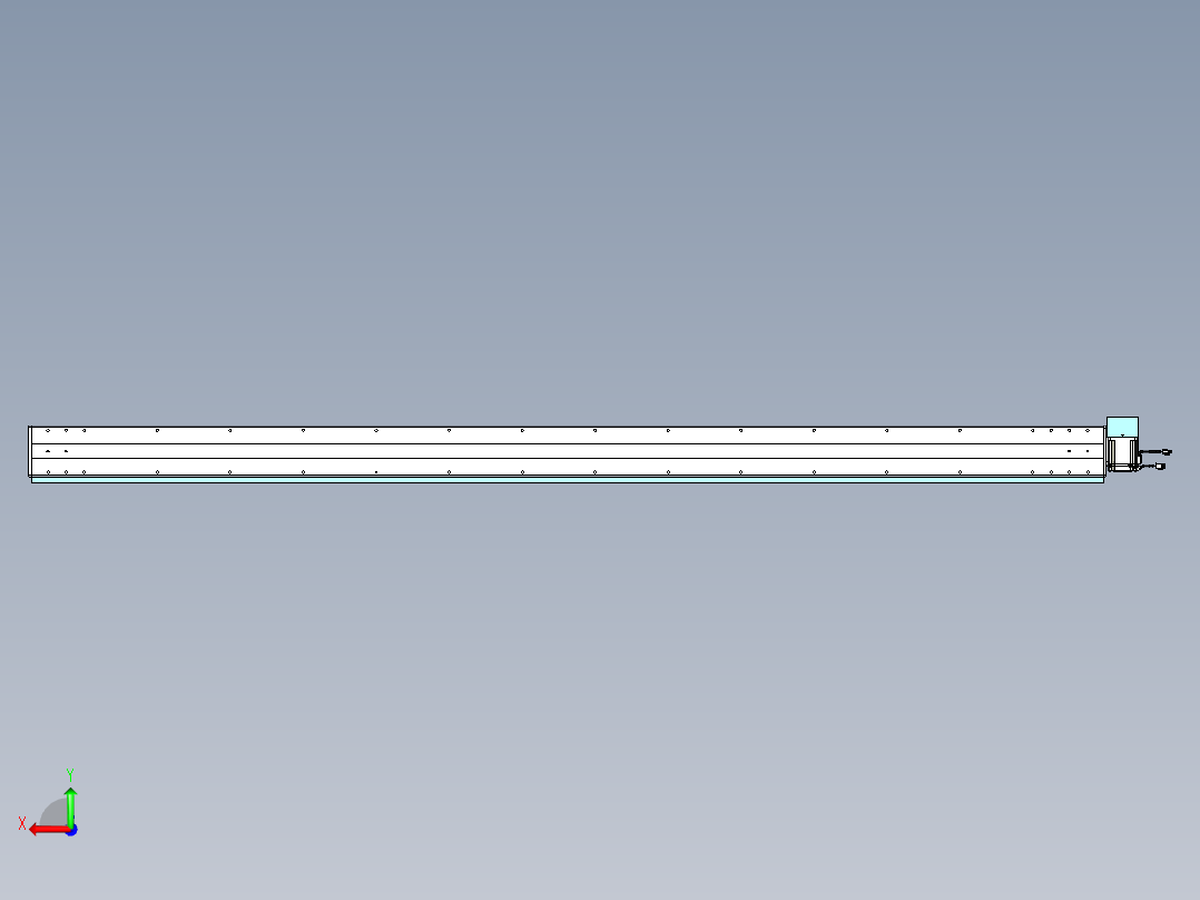 威洛博VBC同步带传动一无尘环境VBC14-L45-S2650-BRD-ZP75-C3后视图