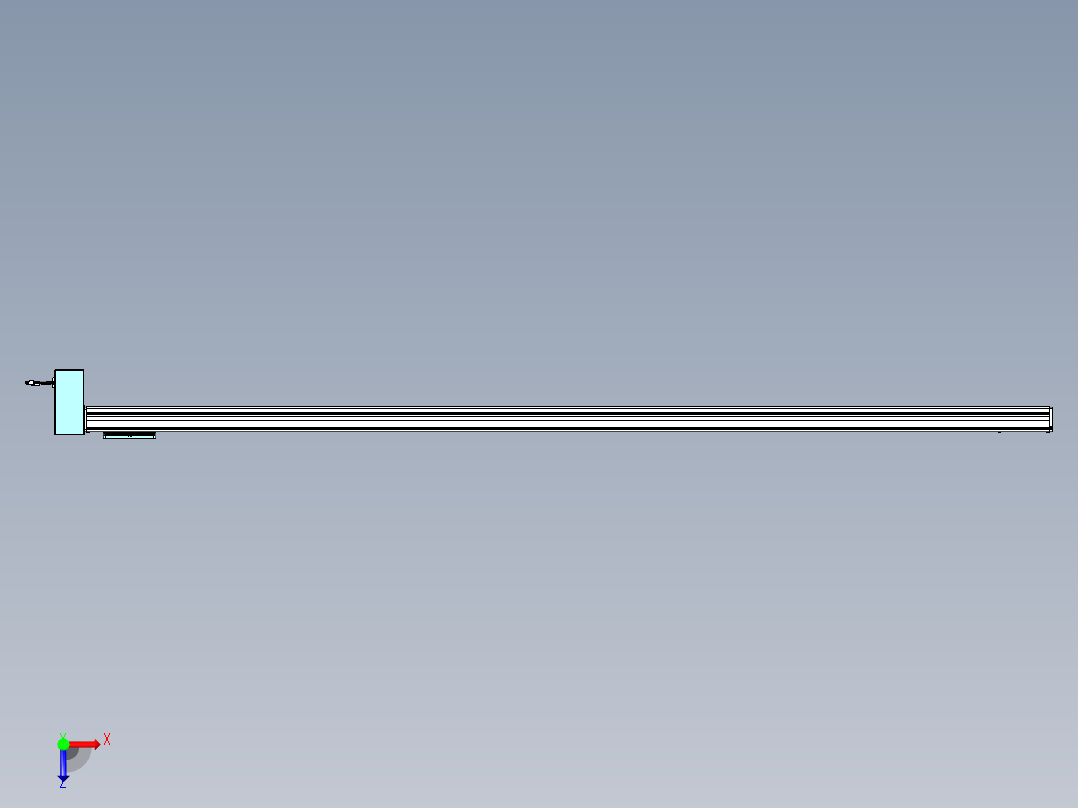 威洛博VBC同步带传动一无尘环境VBC14-L45-S2650-BRD-ZP75-C3俯视图