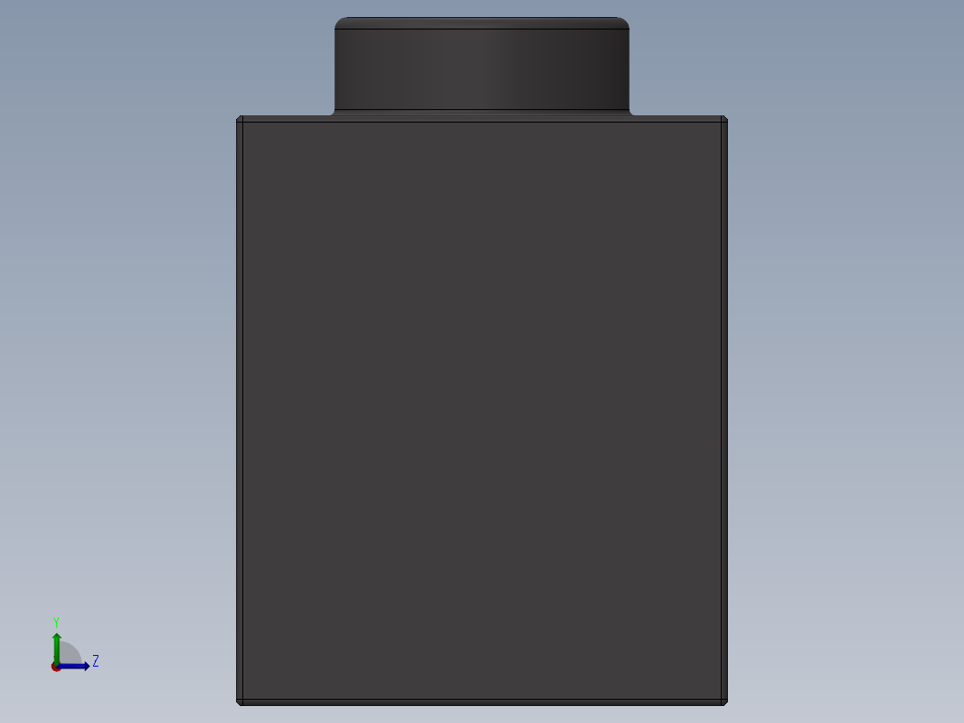 乐高机械组积木（横梁）-4211137 - 32018 Dark Stone Grey Technic Brick 1 x 14 with Holes左视图