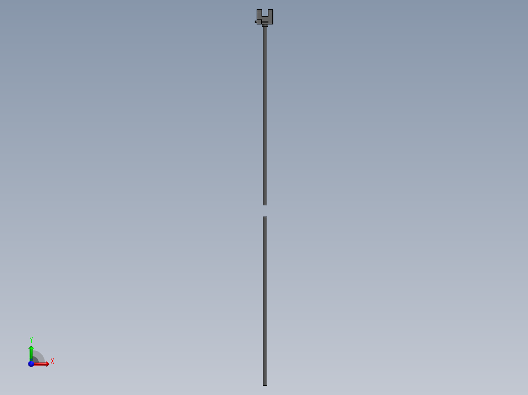 20系列槽型光电（空间紧凑型）导线引出型FC-SPV202Z前视图
