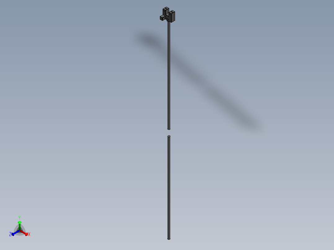 20系列槽型光电（空间紧凑型）导线引出型FC-SPV202Z正等轴测图