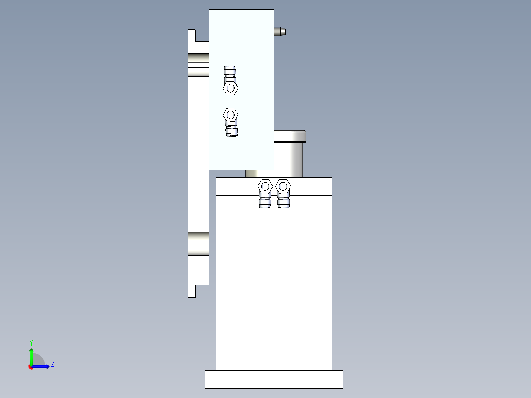 吹塑瓶330ml左视图