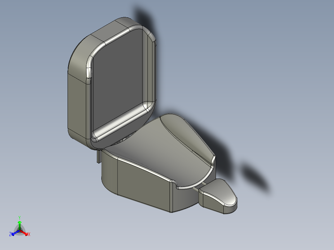 汽车座椅 (17)正等轴测图