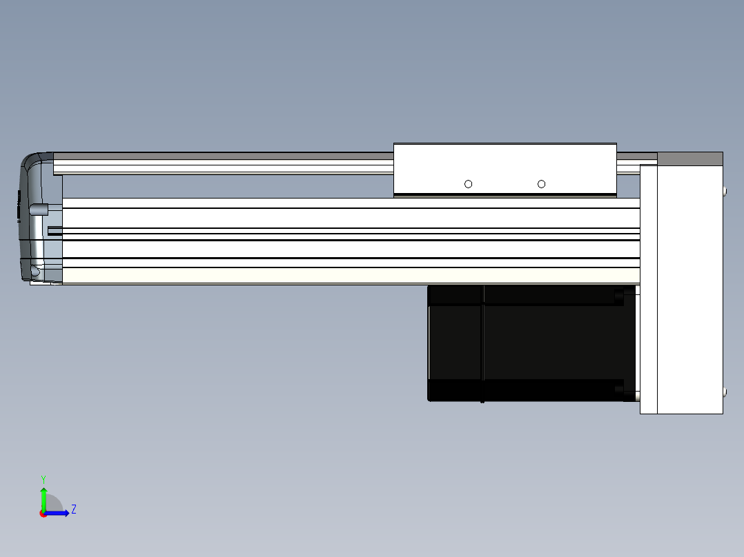 Toyo东佑达直线模组-ETH17-200-BM-M75左视图