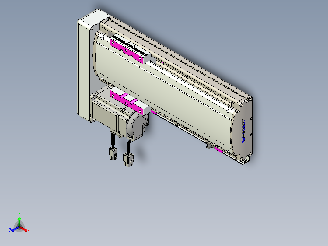 威洛博QF13-Lxx-C-S180-BL-ZP40-C3正等轴测图