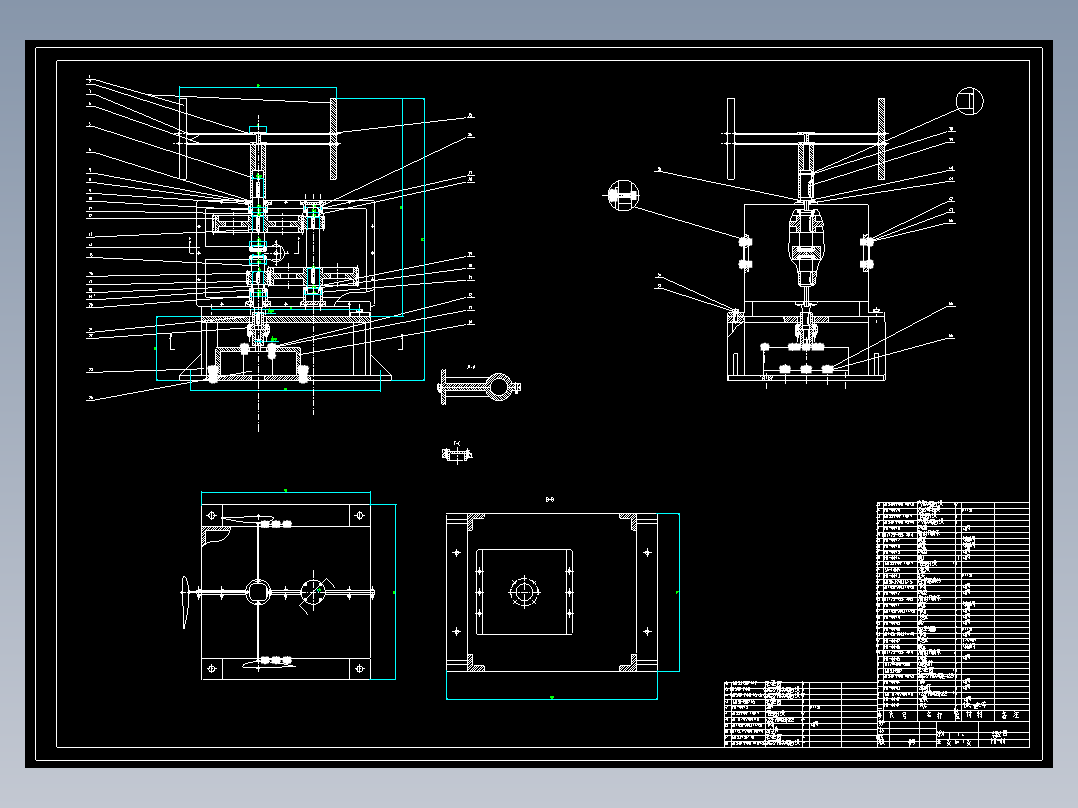 垂直式微风启动风力发电机设计【优秀含9张CAD图纸】