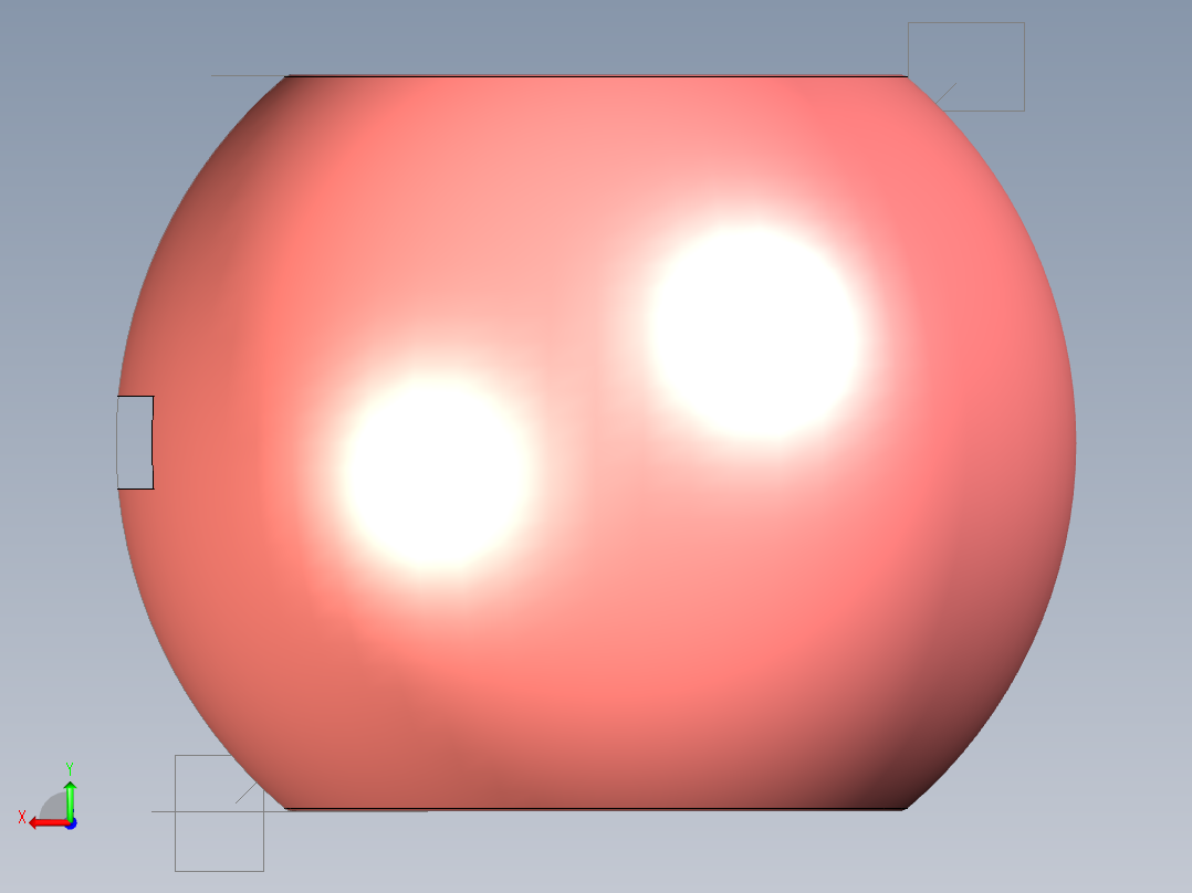 管道手动球阀-水管开关阀-手动阀门User Library-md52c150dn65-1_MD52DN65.BP后视图