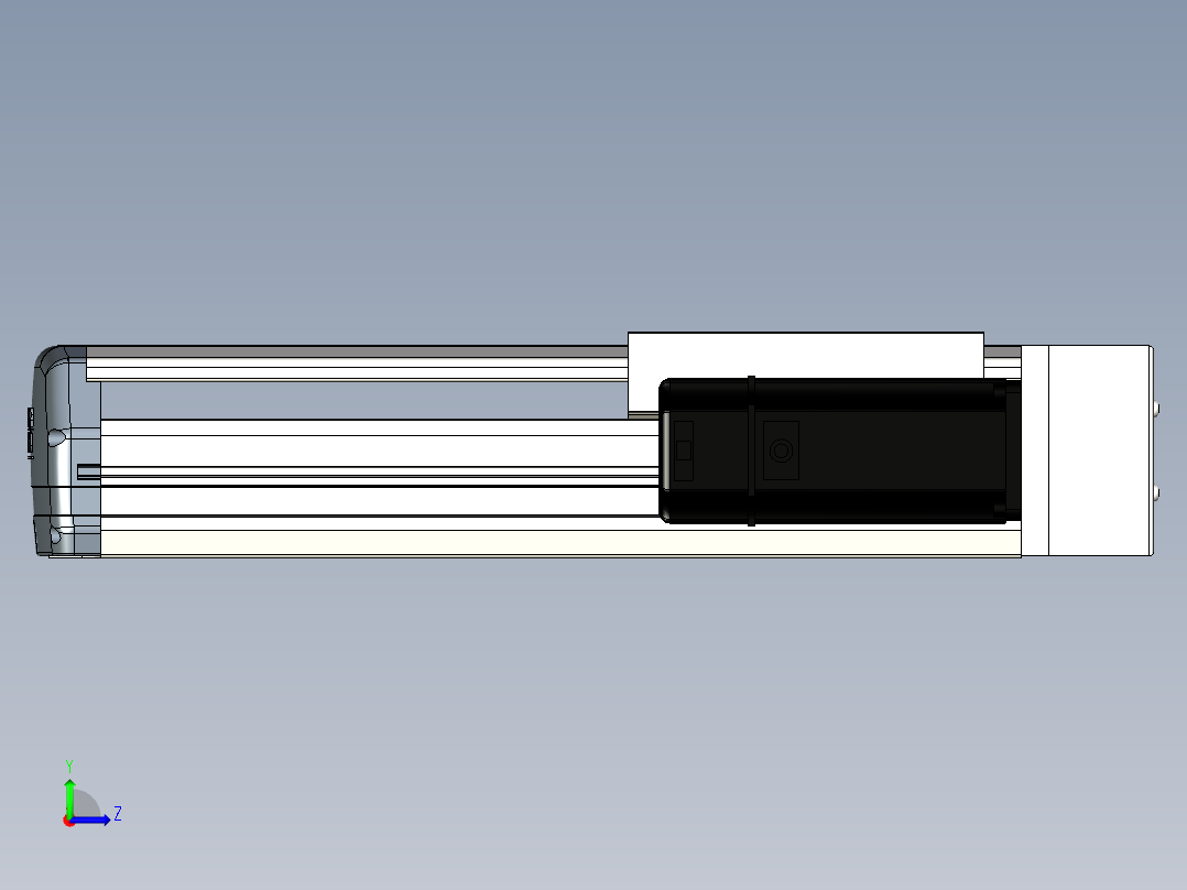 Toyo东佑达直线模组-ETH17-200-BR-M40B左视图
