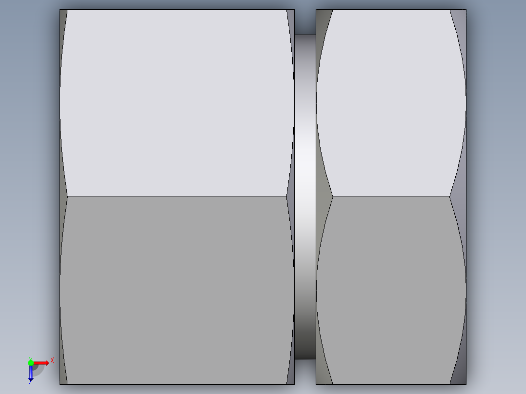 卡套式工业通用硬管接头EO_Swivel_connector_GAI42ZLR71俯视图