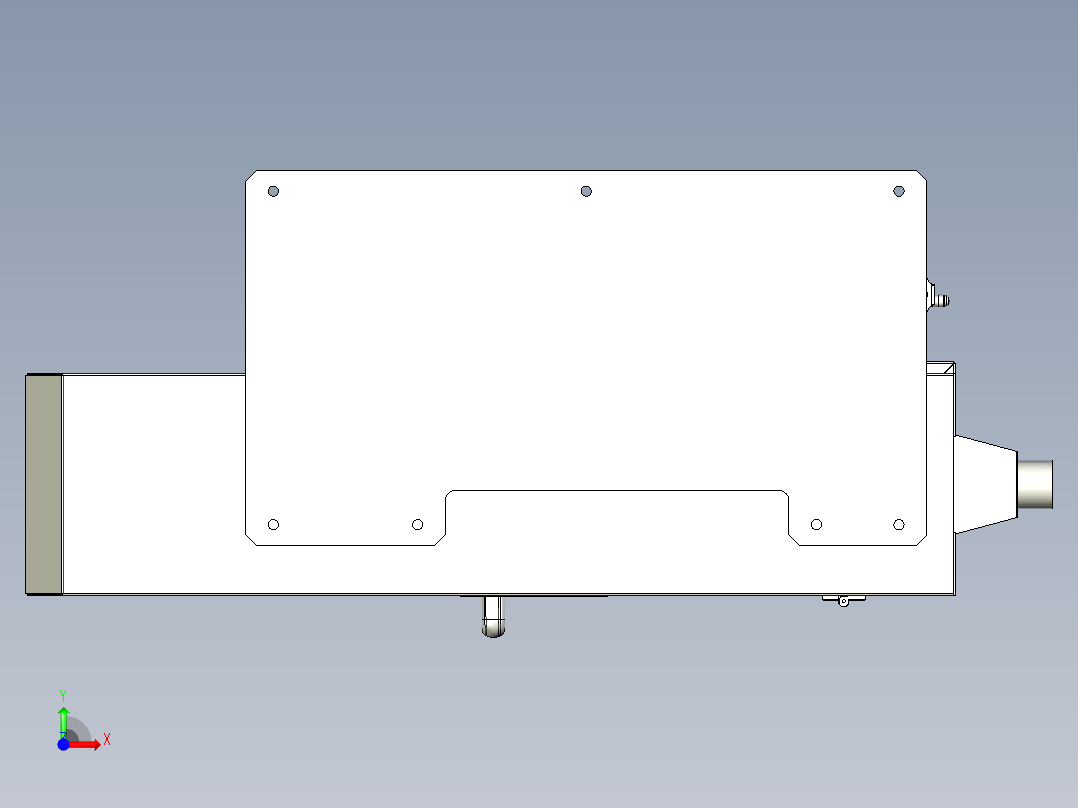 机器人打磨-双工位砂带机前视图