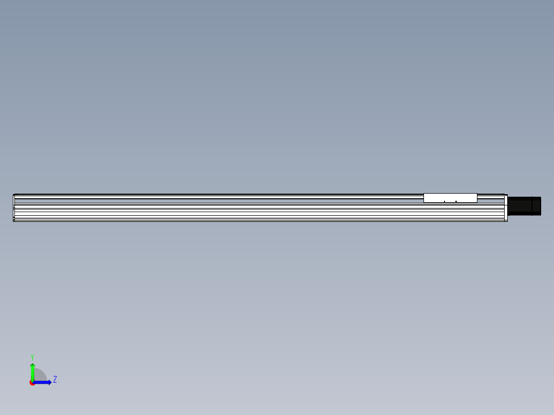 Toyo东佑达直线模组-ETH22-1700-BC-750W左视图