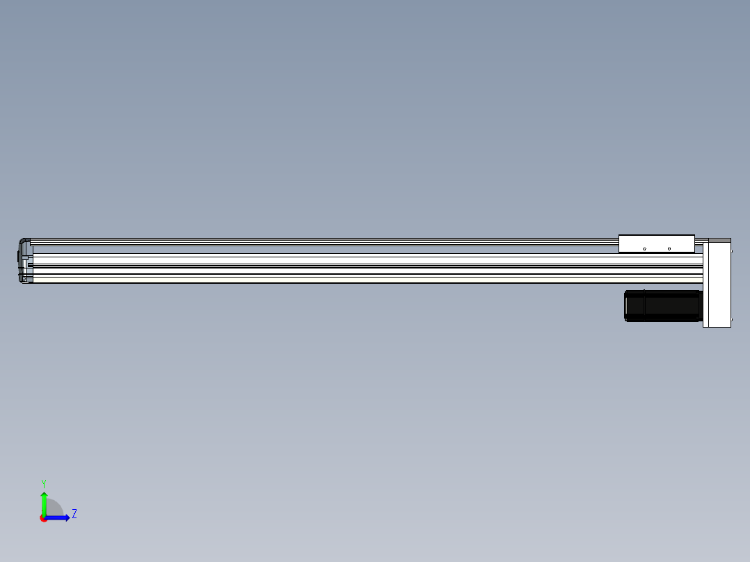 Toyo东佑达直线模组-ETH17-1150-BM-M40B左视图