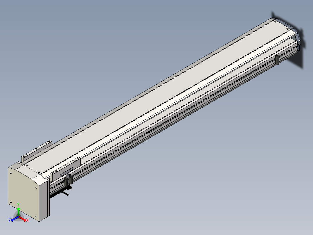 Toyo东佑达直线模组-ETH17-1150-BM-M40B正等轴测图
