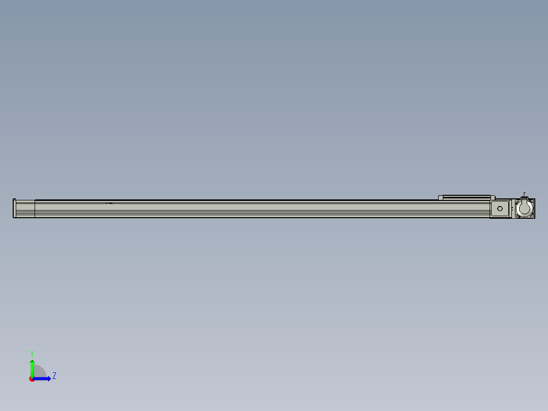 欧规系列-LB8-L75-S1800-BL-ZP75-C3左视图