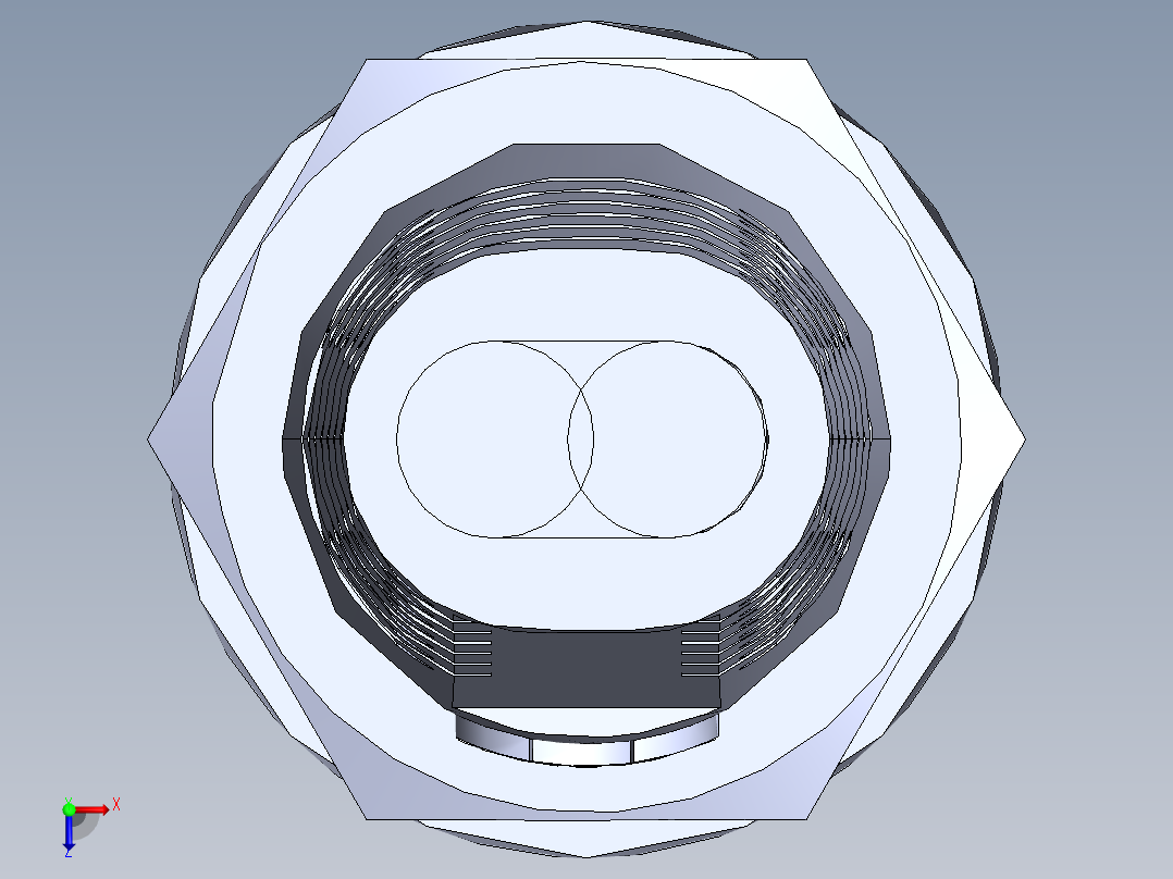 FFRS-310 检测距离30mm 1M线 安装头M3俯视图