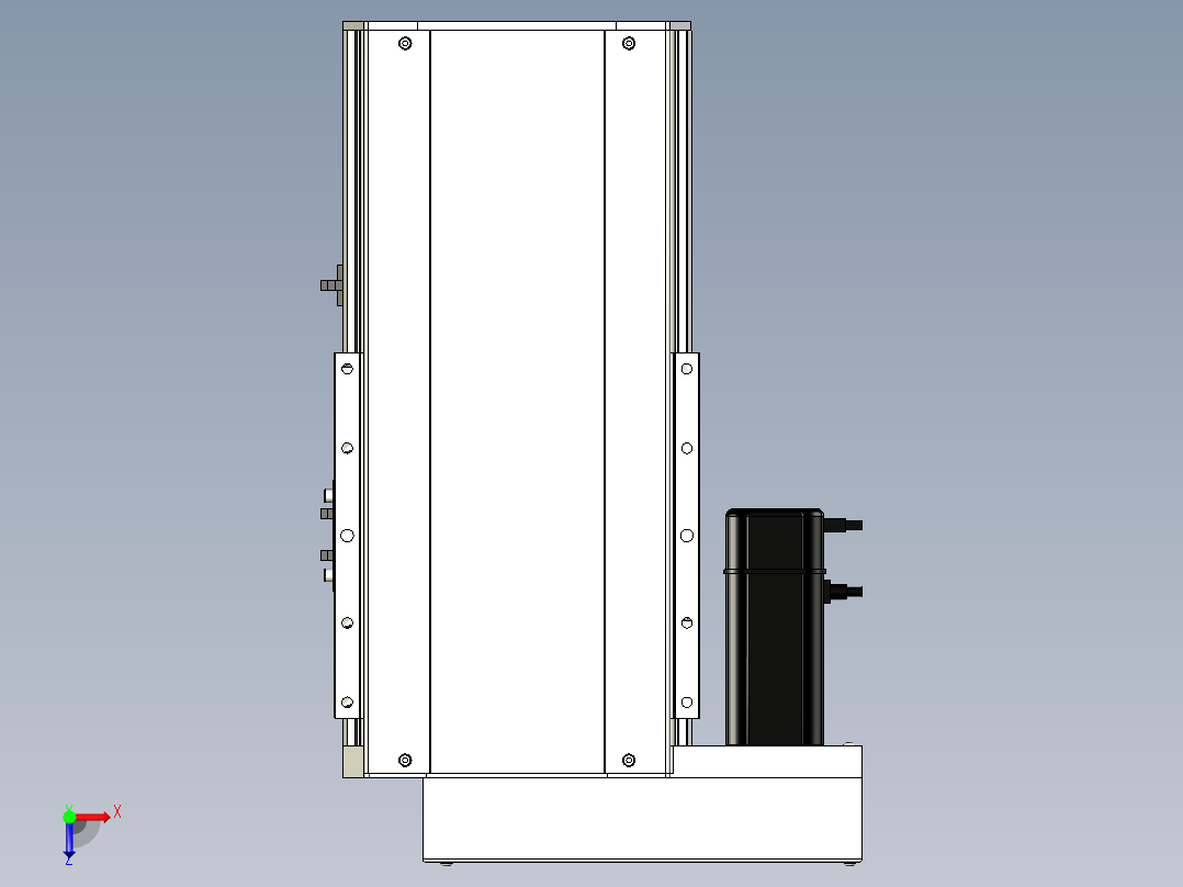 Toyo东佑达直线模组-ETH22-150-BL-400W+煞車俯视图