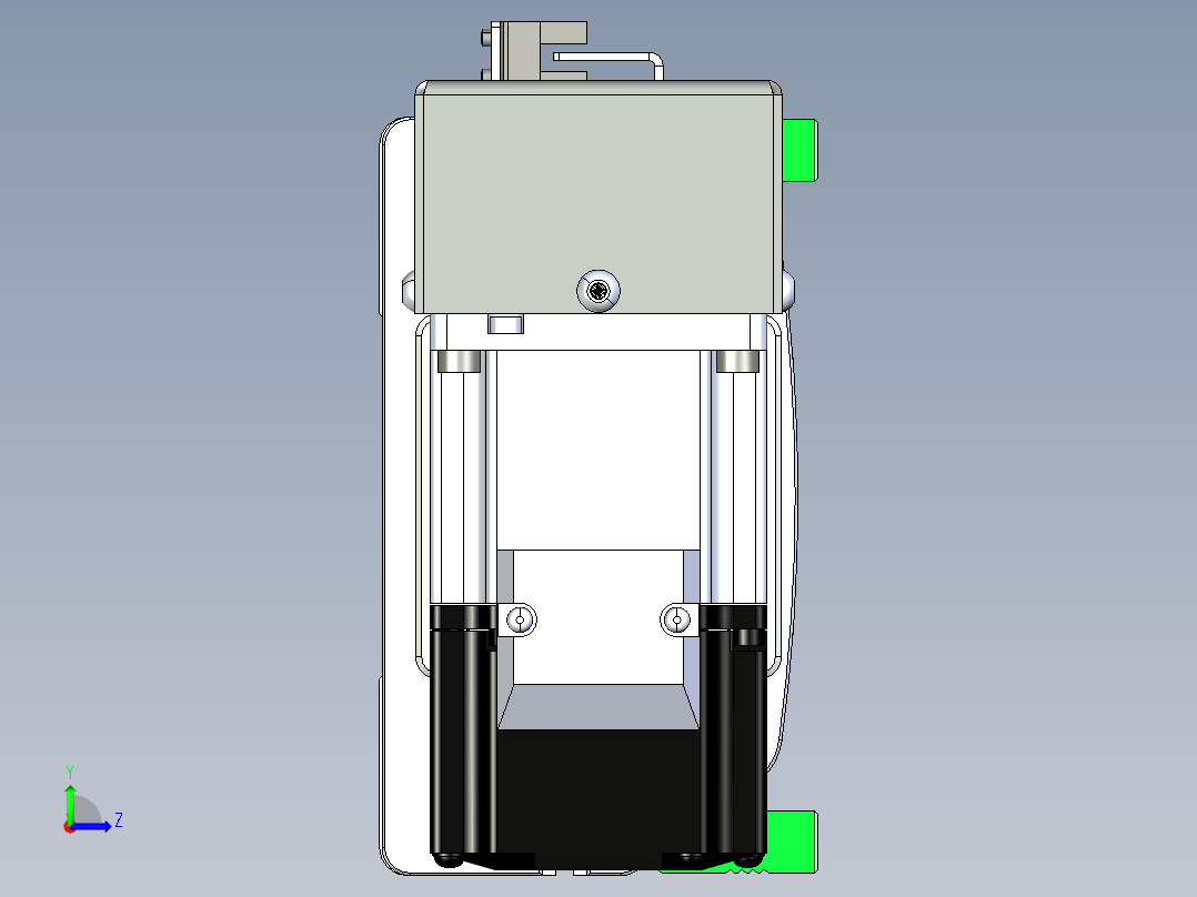 同步带滑台-半封闭B13H-L45-S2800-R-P40-D3左视图