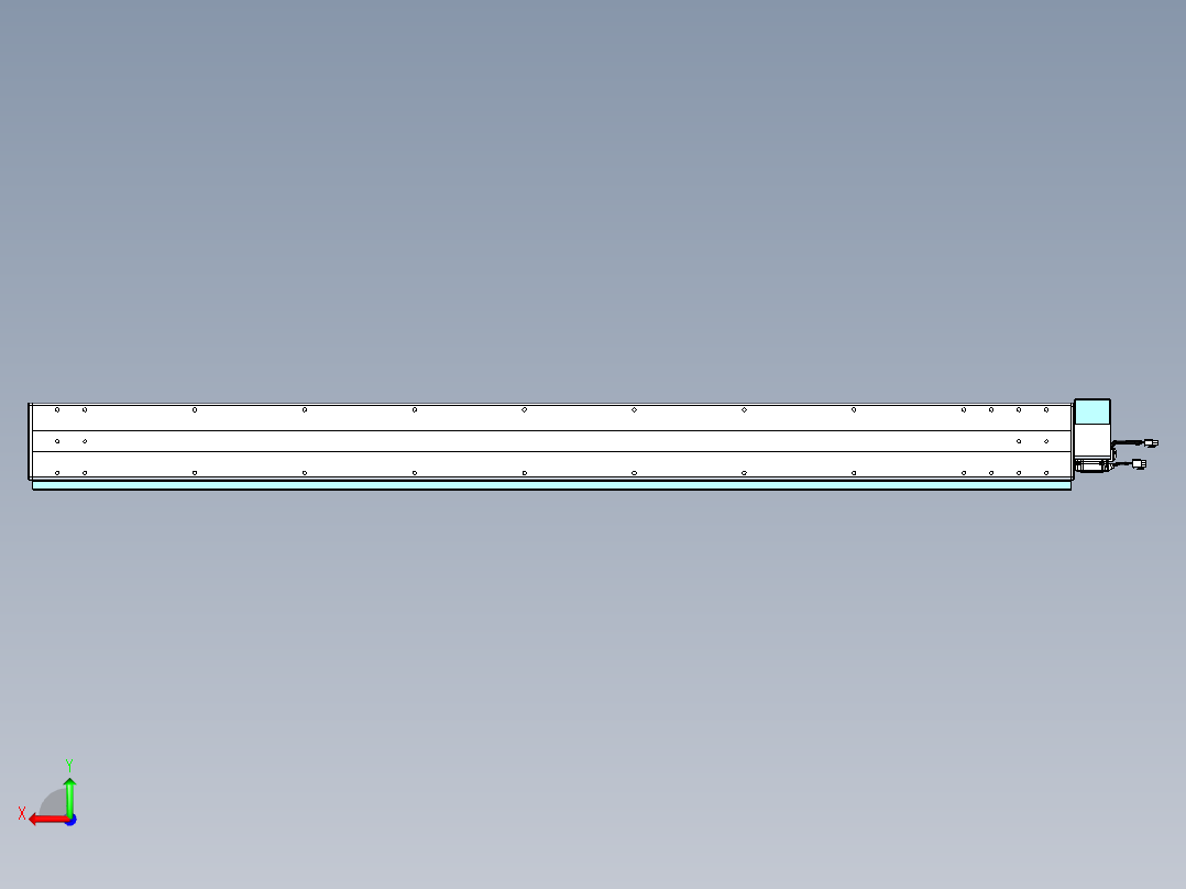 威洛博VBC同步带传动一无尘环境VBC14-L45-S1600-BRU-ZP40-C3后视图