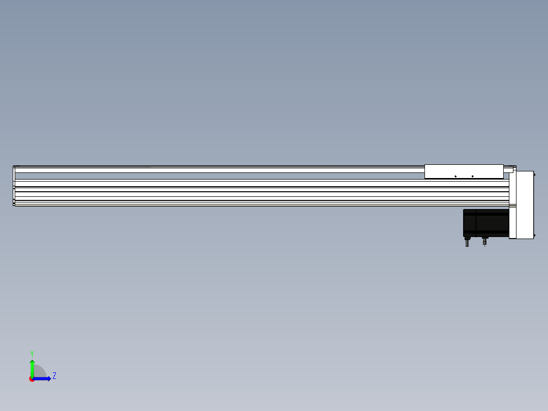 Toyo东佑达直线模组-ETH22-1150-BM-750W左视图