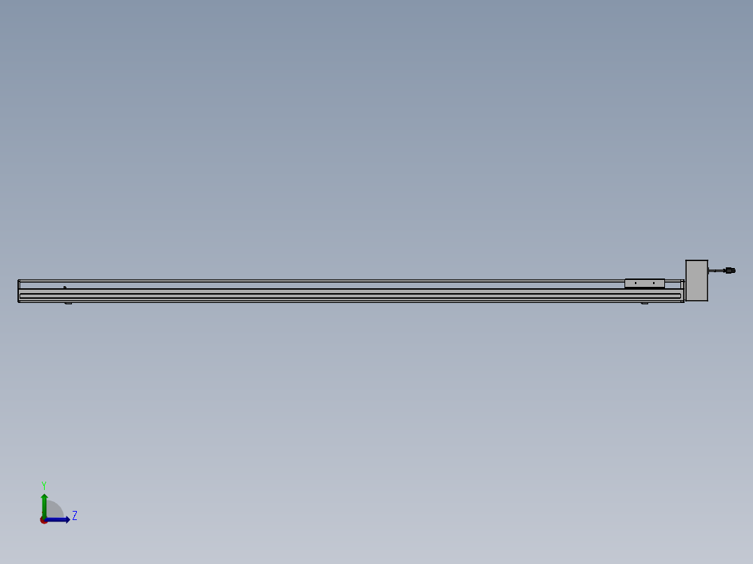 精密模组MT100-L78-1600-LU-M10-C4左视图