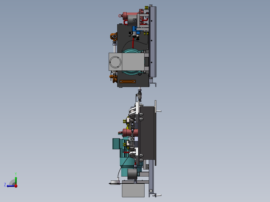 JX700-液压缸阀泵协同控制方法试验研究设计【含三维SolidWorks】右视图