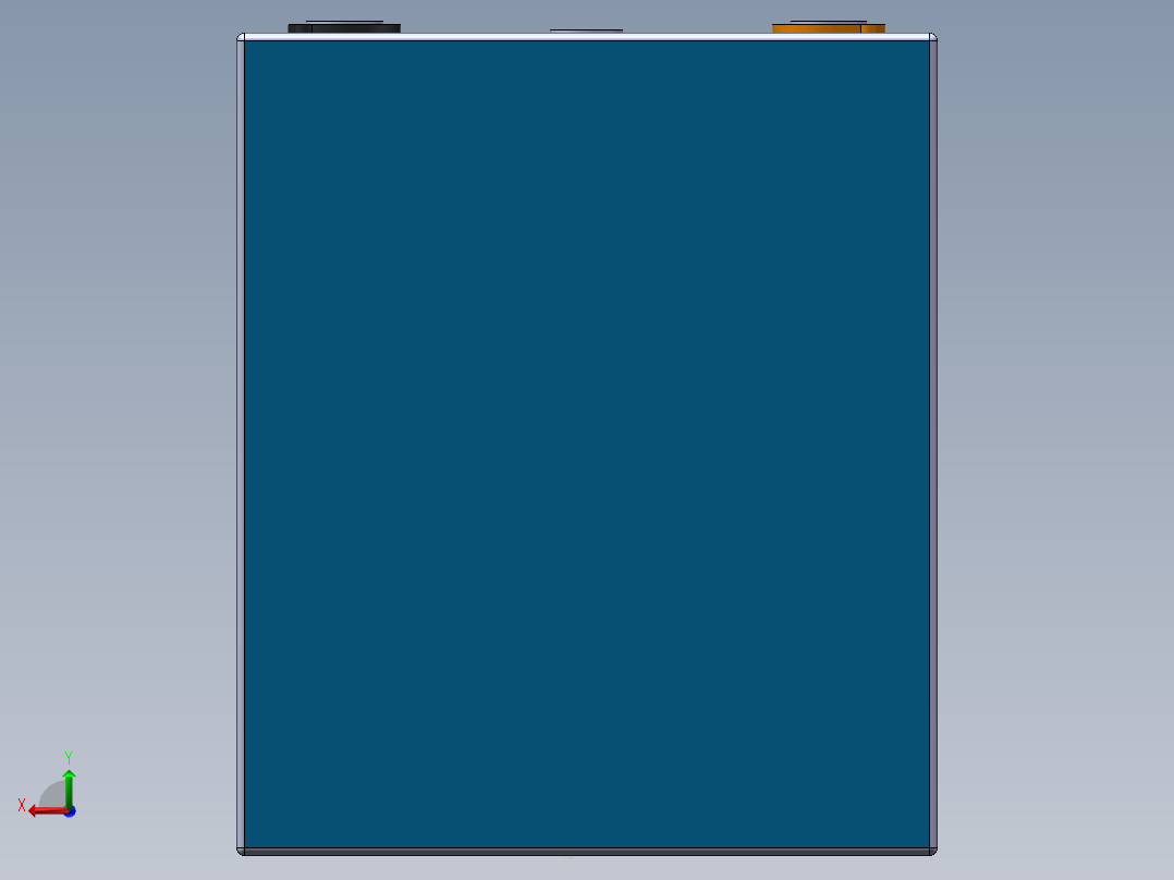 方形电芯210A后视图