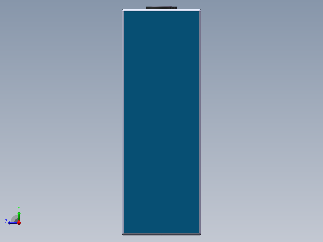 方形电芯210A右视图